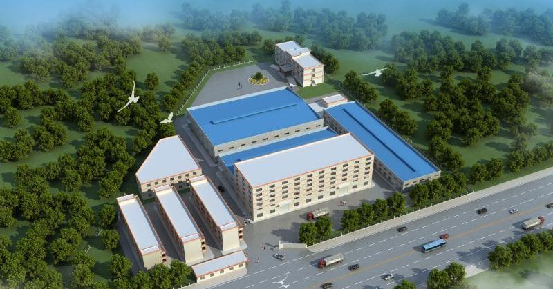 Attractivechina factory aerial view