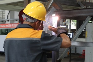 worker welding operation 