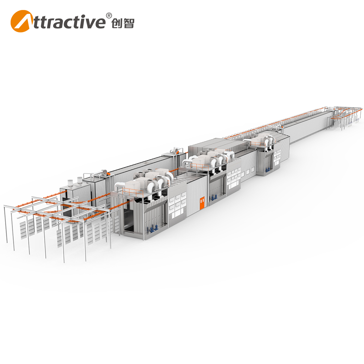 Attractivechina Metal Automatic Painting Line
