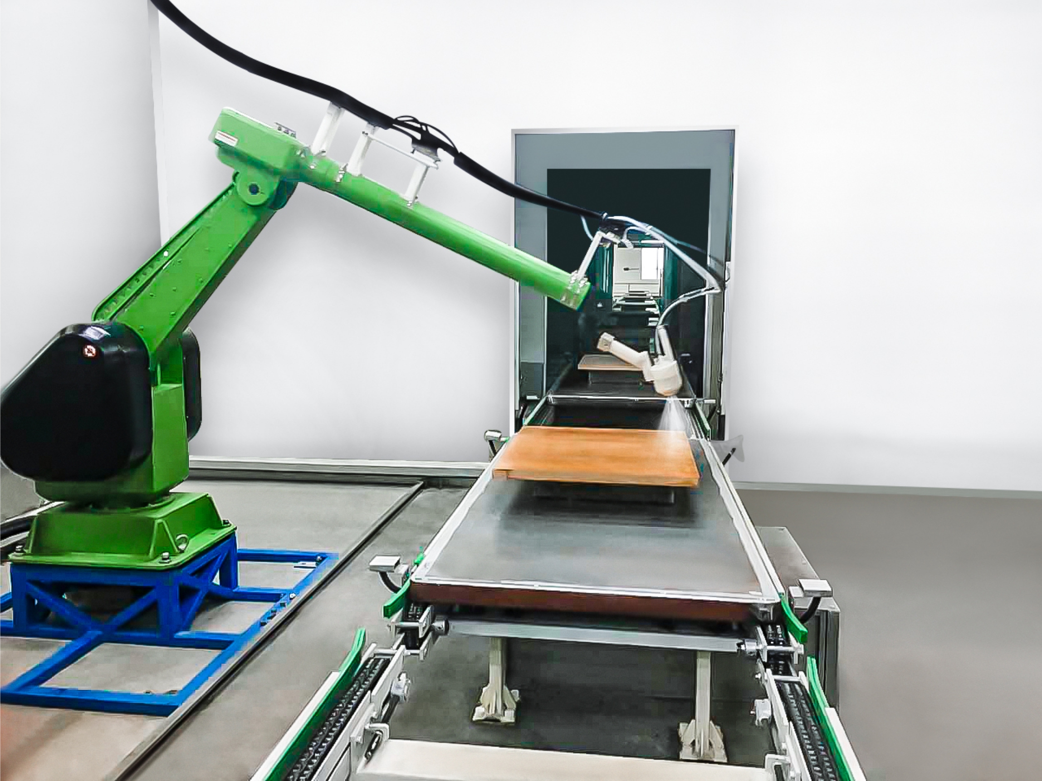 Wood furniture coating line by Attractivechina