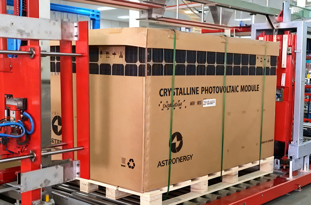 Industrial logistics and distribution environment representing long-term plastic strapping supply chains