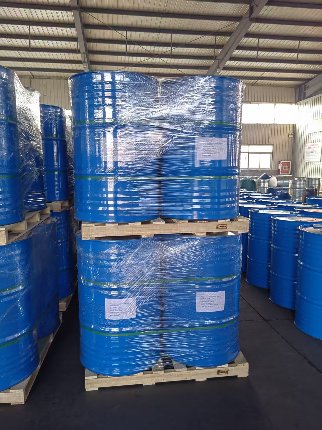 XINFA polyester polyol packaging for export shipment