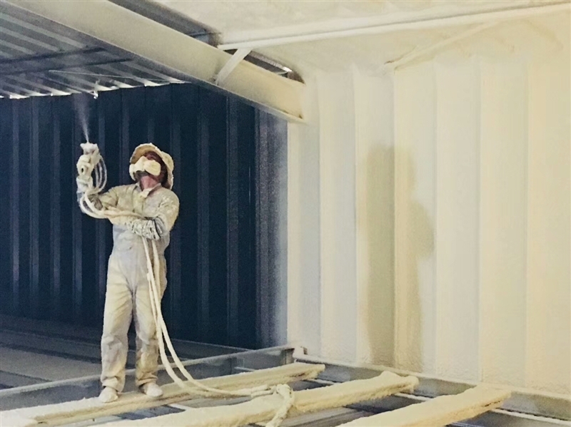 Aromatic Polyester Polyol applied in spraying foam insulation for cold storage and construction