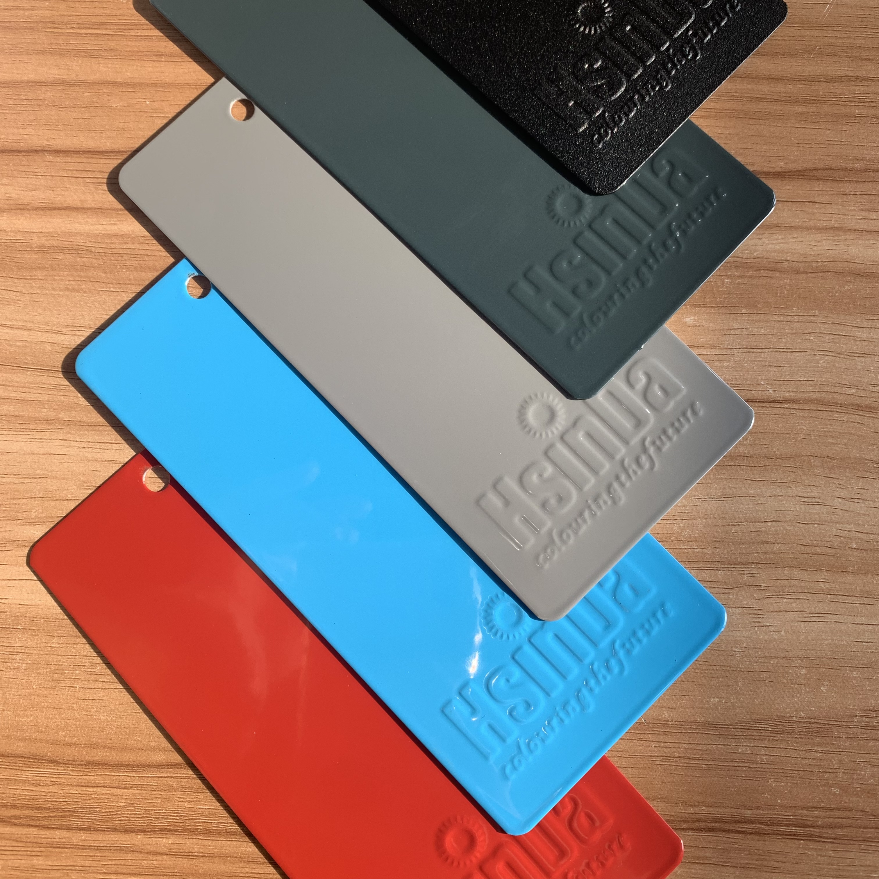 Antibacterial epoxy powder coating color samples