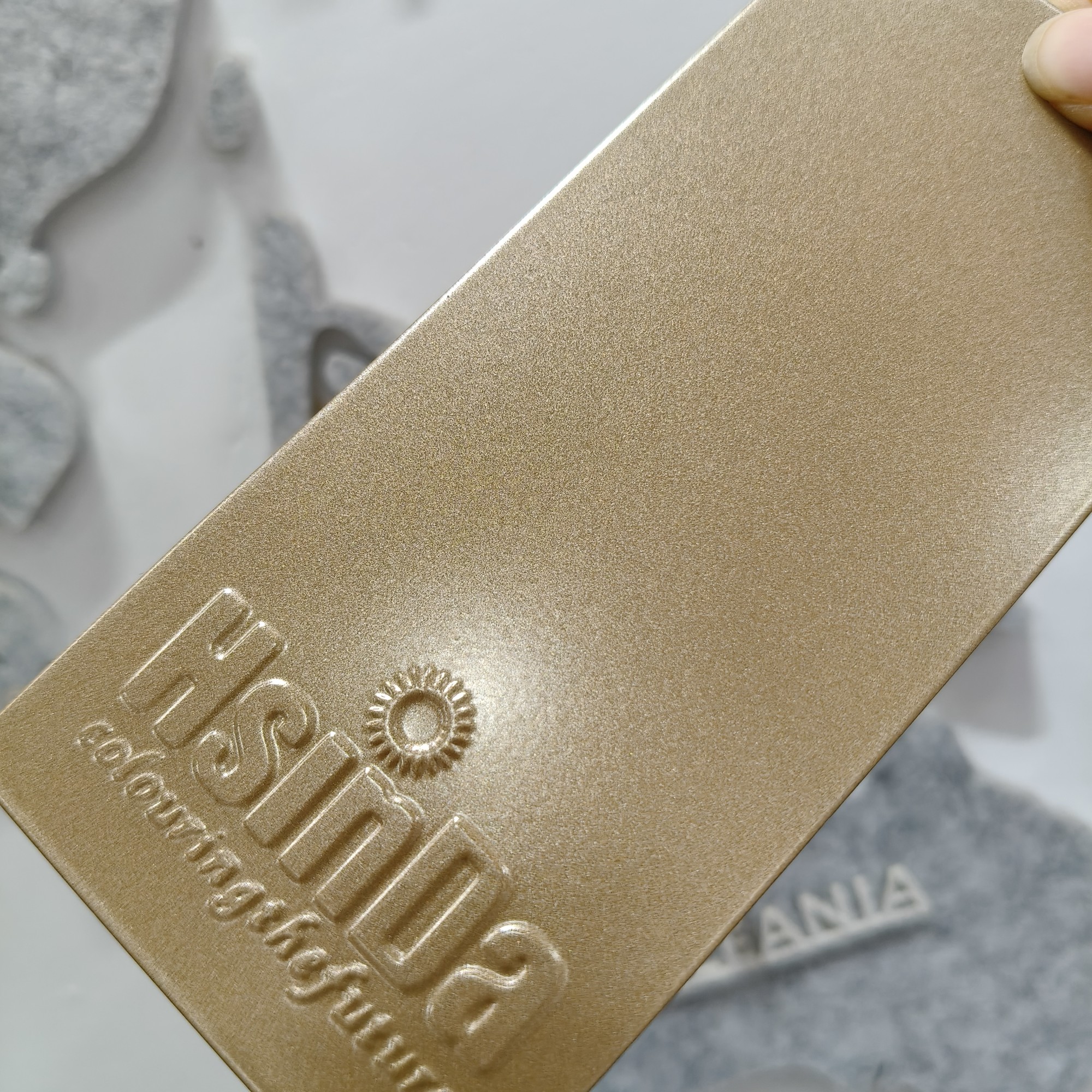 Metallic Powder Coating application