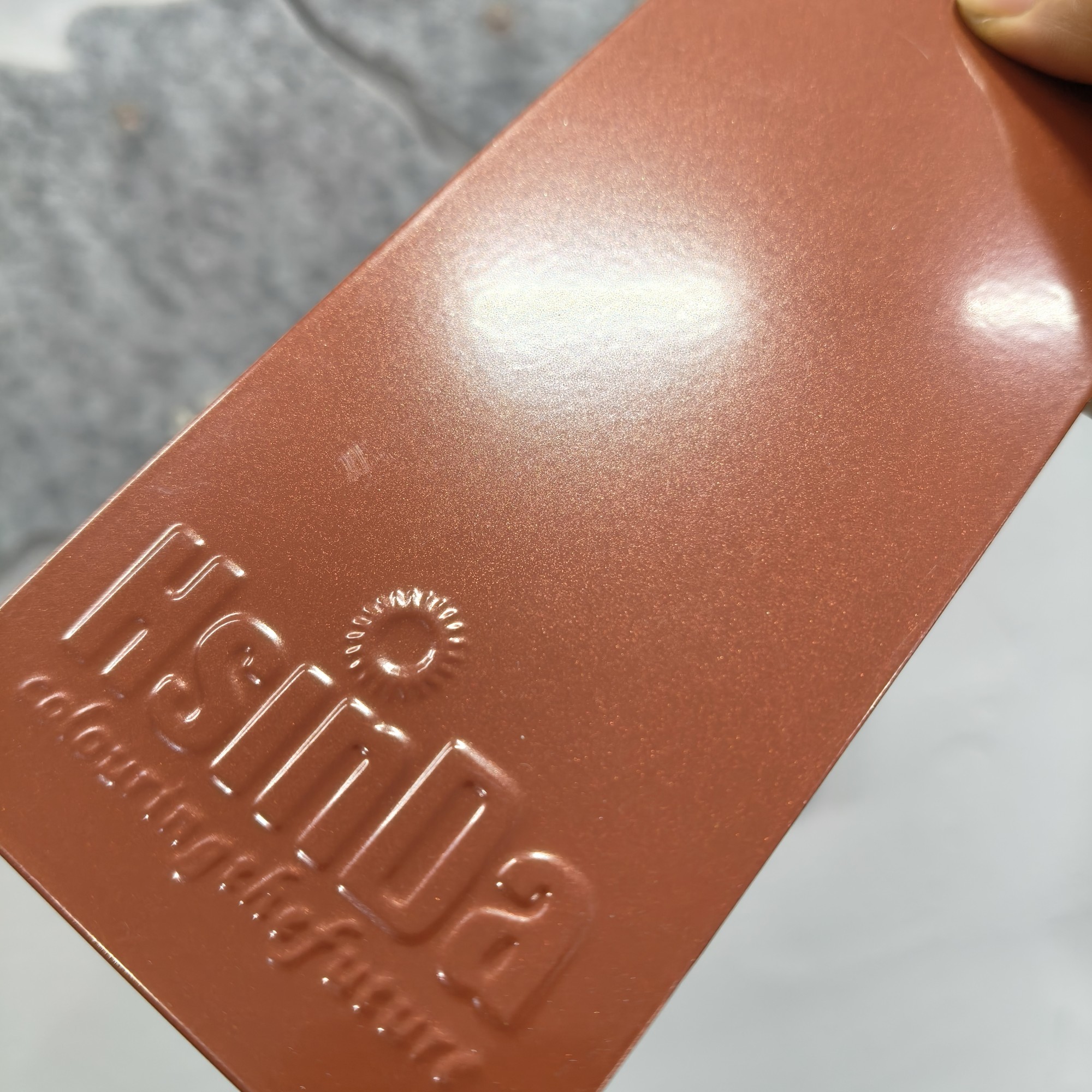 Metallic Powder Coating texture