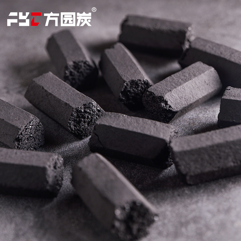 Hexagonal hookah charcoal briquettes from the FYC charcoal range