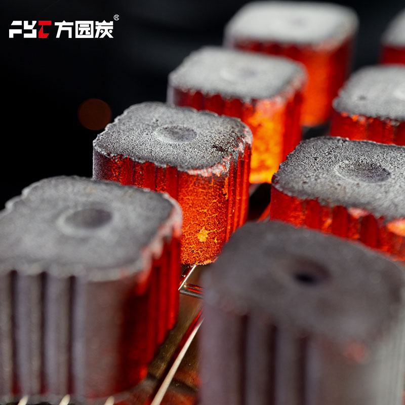 Barbecue charcoal briquettes for long-duration commercial grilling