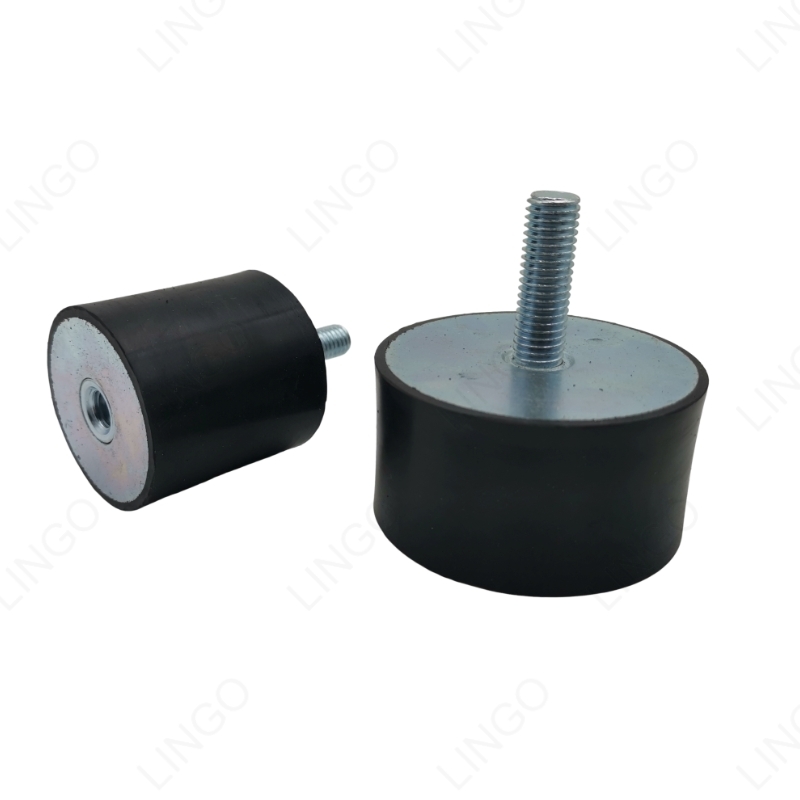 Cylindrical rubber mounts LGMM for machinery