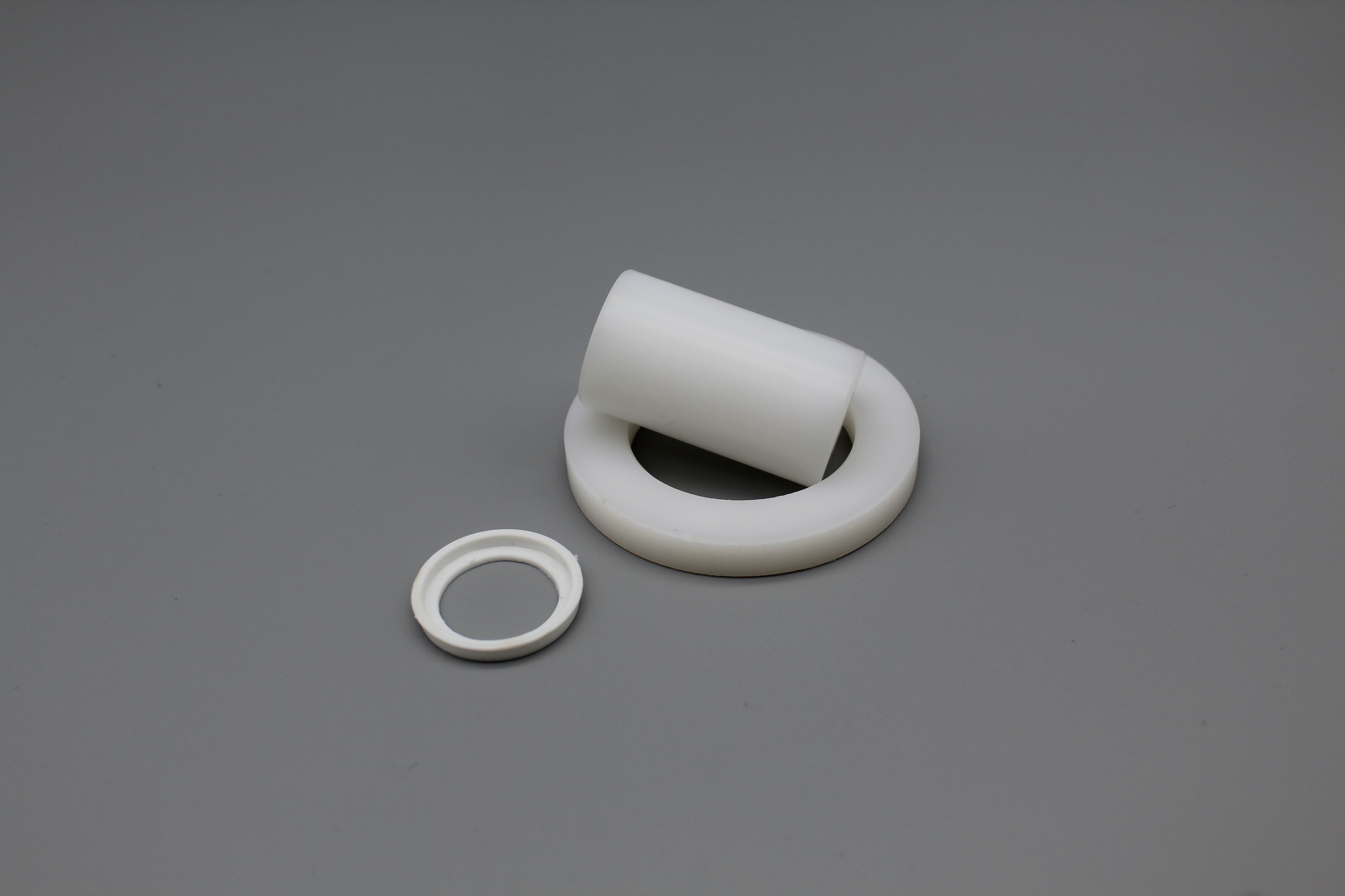 Assorted plastic CNC machined gaskets and seals for industrial applications