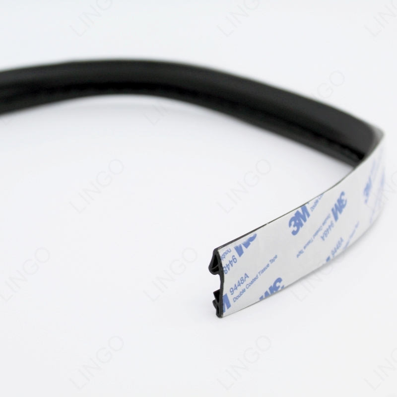 FKM rubber extrusion trim profile