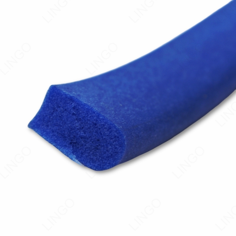 Silicone rubber extrusion profile for sealing