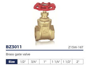 Brass Gate Valve