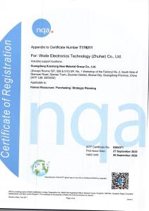 IATF16949 certificate
