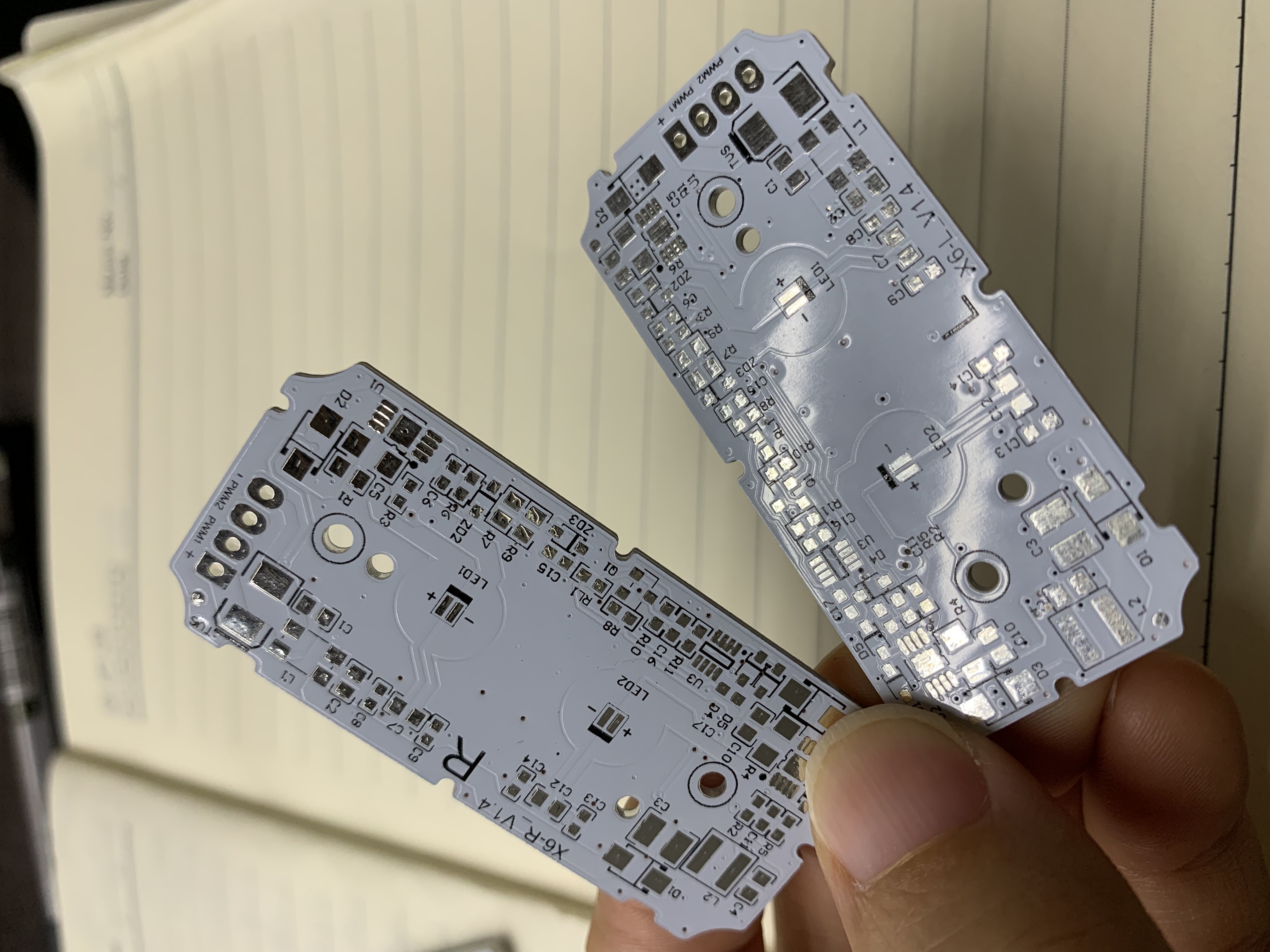 Double-sided aluminum-based MPCB with HASL-LF finish