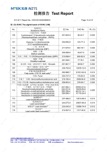 Test Report on REACH SVHC Substances & Resorcinol for Double Sided Aluminium-based Board