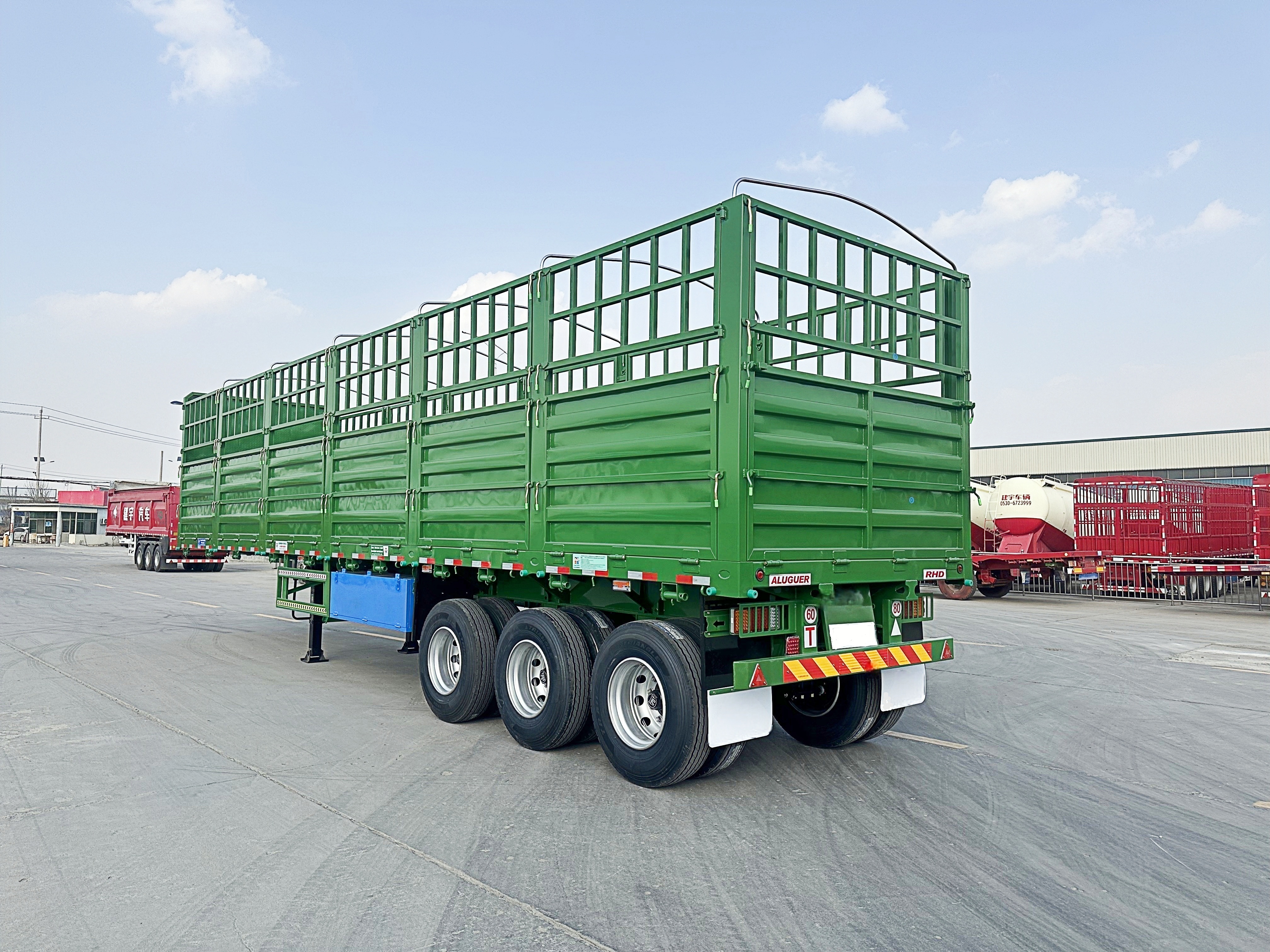Fence semi trailer