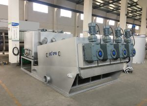 Screw Press Sludge Dewatering Machine