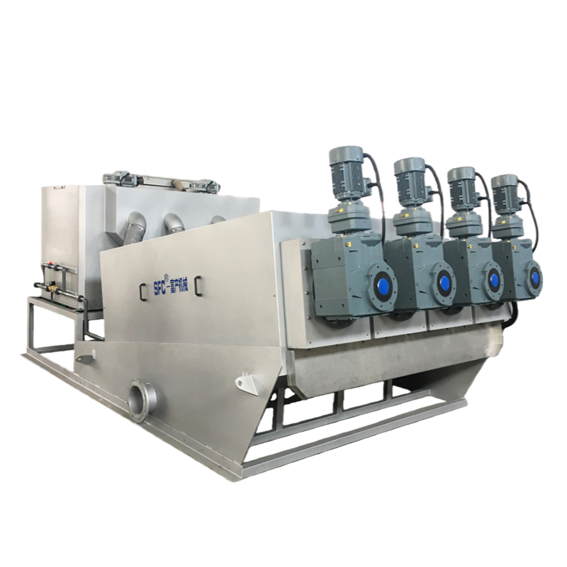 Screw Press Sludge Dewatering Machine DL-201 for Pharmaceutical Wastewater