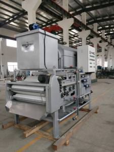 Rotary Drum Sludge Dewatering Machine