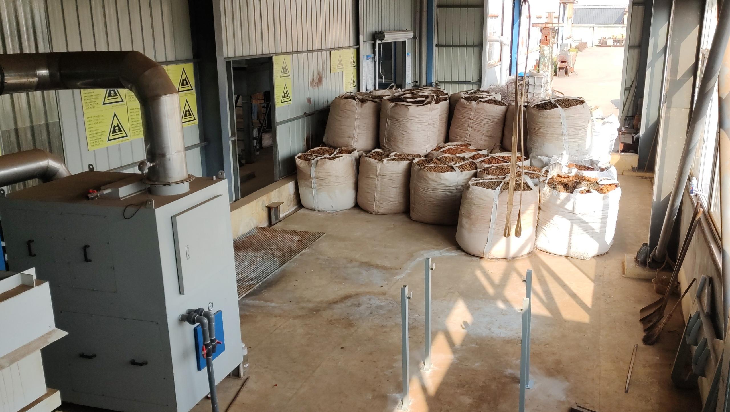 Low temperature sludge dryer in automotive parts industry