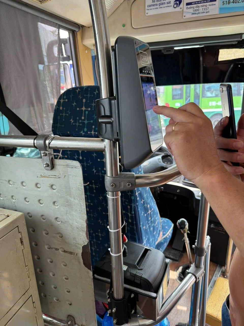 Telpo T10 ticket validators deployed for bus fare collection in Vietnam