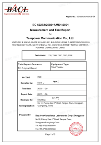 IEC 62262:2002+AMD1:2021 IK08 Mechanical Impact Resistance Test Report