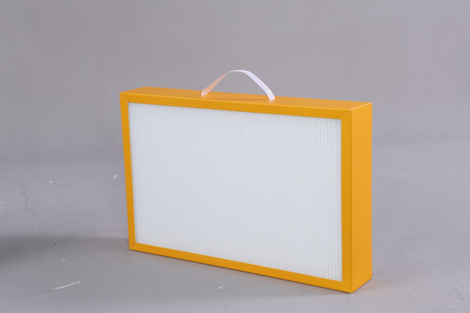 H13 HEPA filter side view indicating dimensions