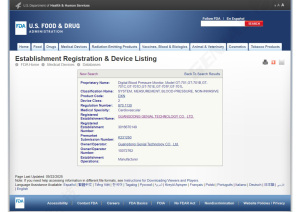 US FDA 510(k) Premarket Notification