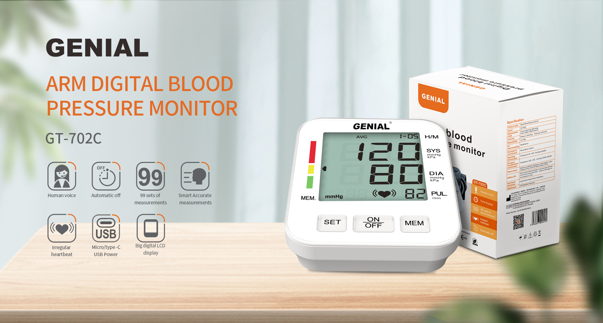 Digital Blood Pressure Monitor