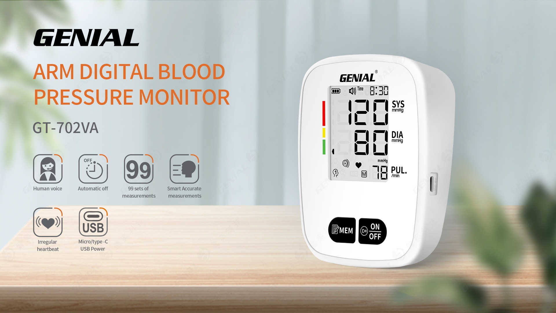 Digital Blood Pressure Monitor