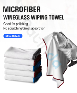 Microfiber Wineglass Wiping Towel