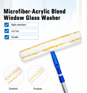 Microfiber-Acrylic Blend Window Glass Washer