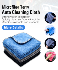 Microfiber Terry Auto Cleaning Cloth