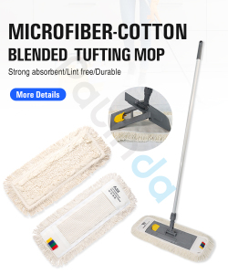 Microfiber-Cotton Blended Tufting Mop