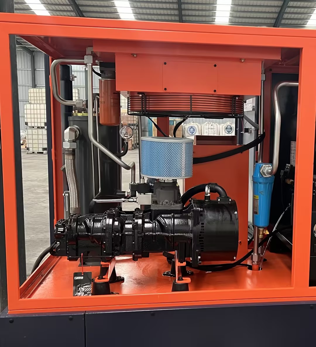 Application of screw air compressor in an industrial manufacturing environment