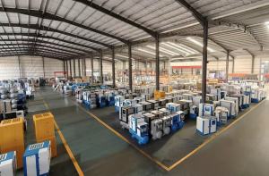 UMW Air production area showing screw air compressors and equipment