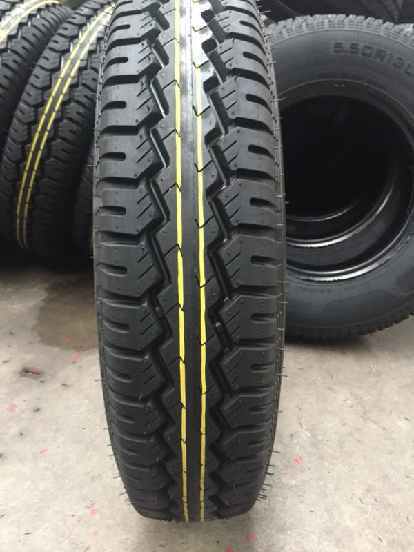 5.50R13LT tire tread close-up