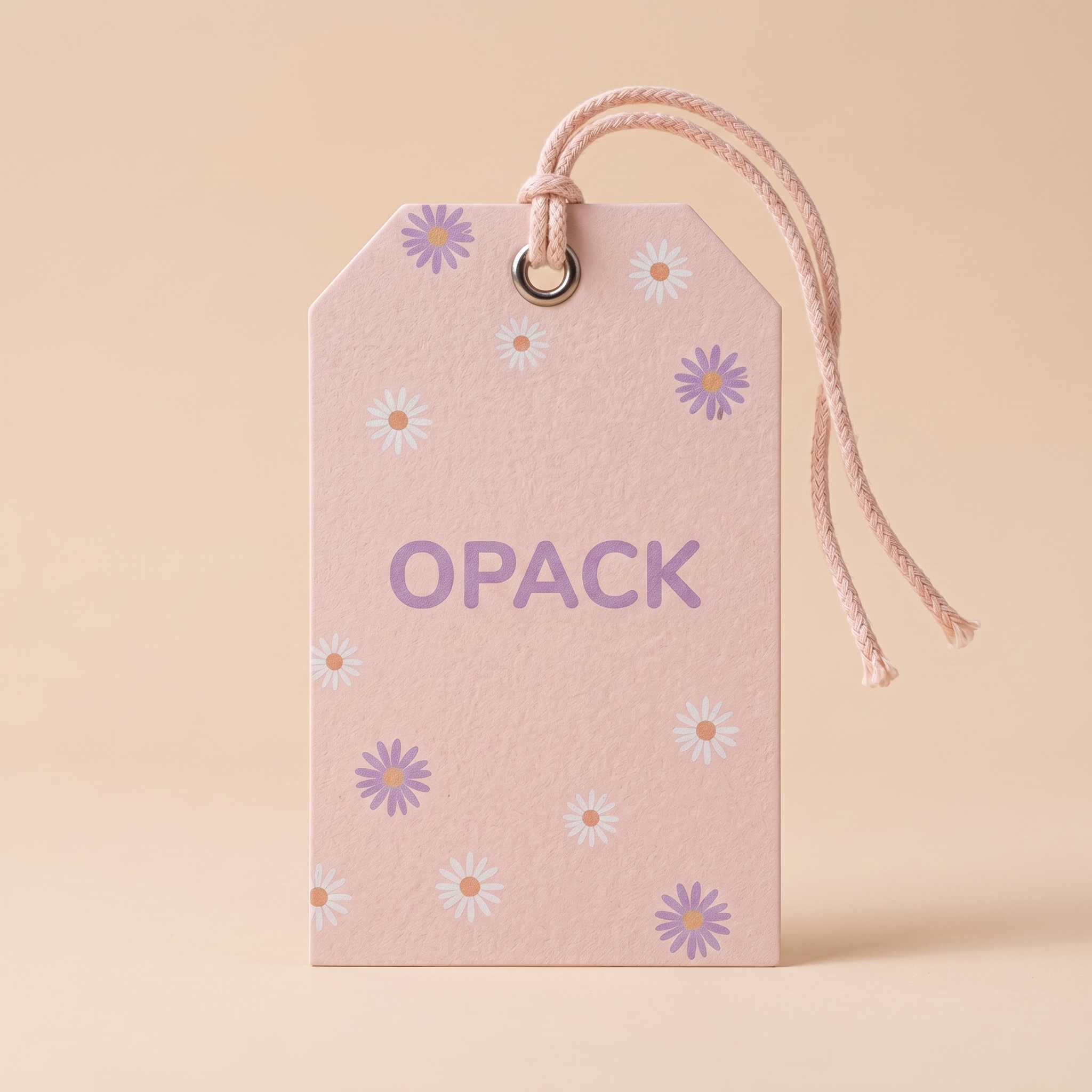 Printed custom paper shopping bag showing finish and structural detail