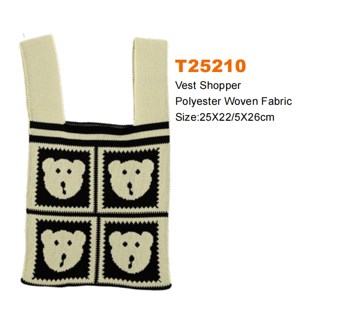 T25210 Knitted hand bag
