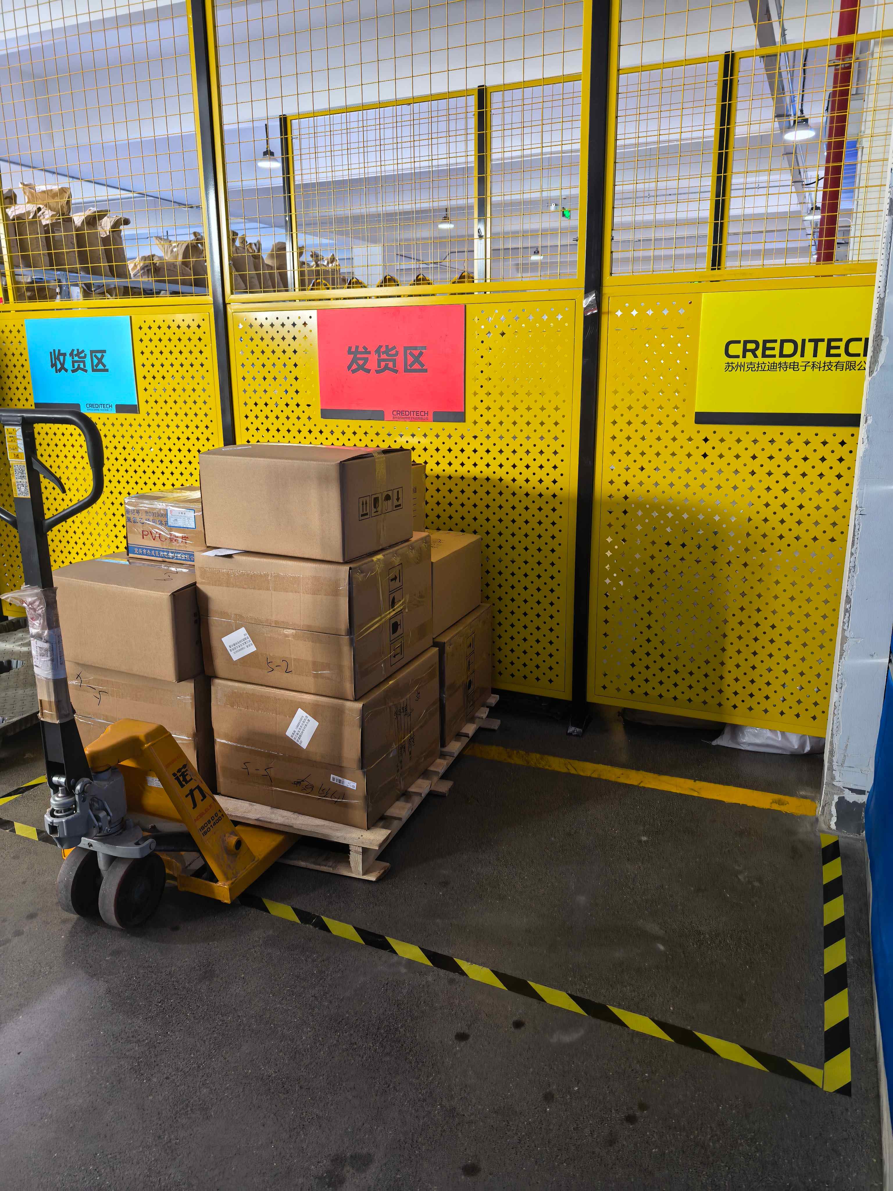 Creditech Med tattoo cartridge needle order prepared for export shipment