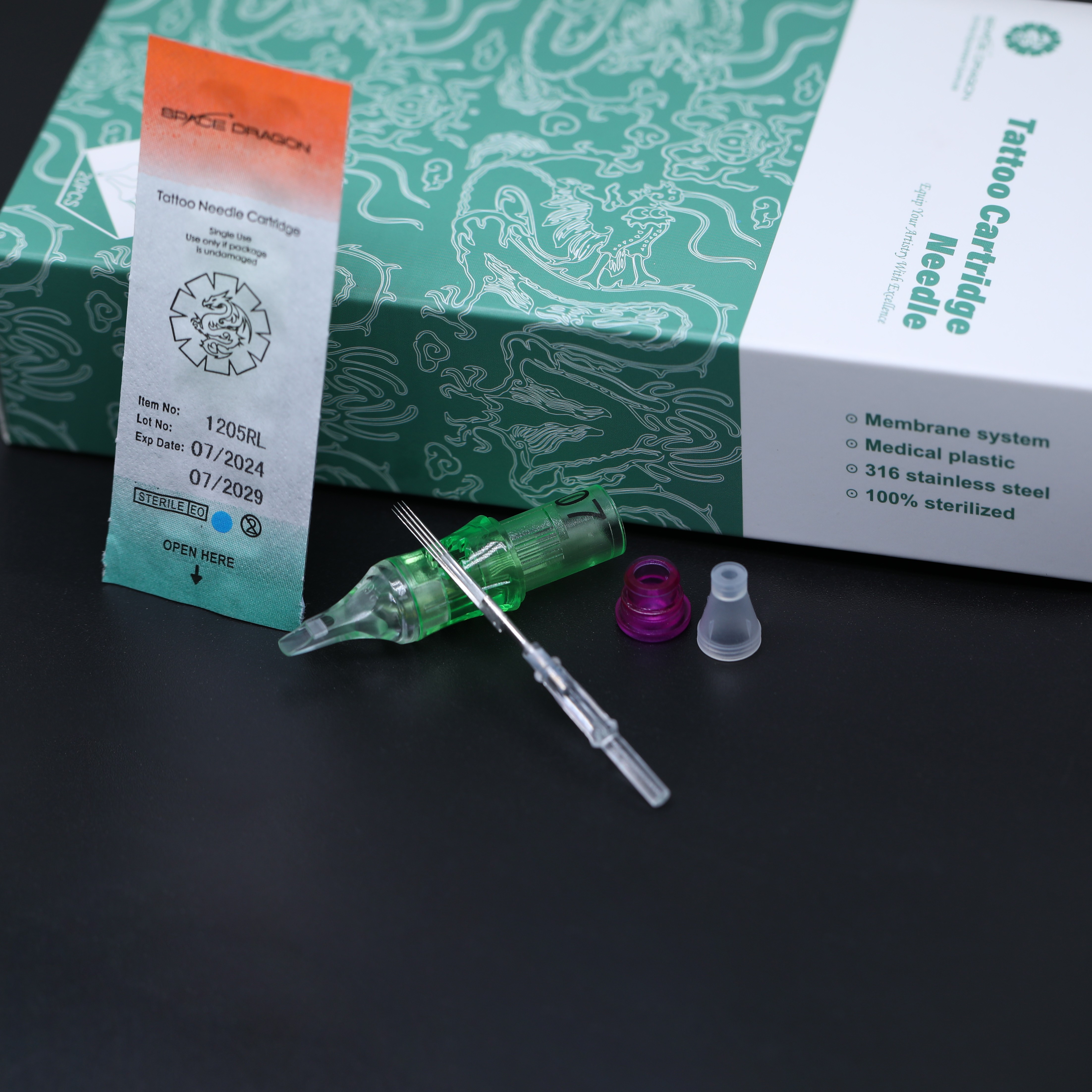 Fine Line Tattoo Cartridge Needle SP6 0.20mm - side view