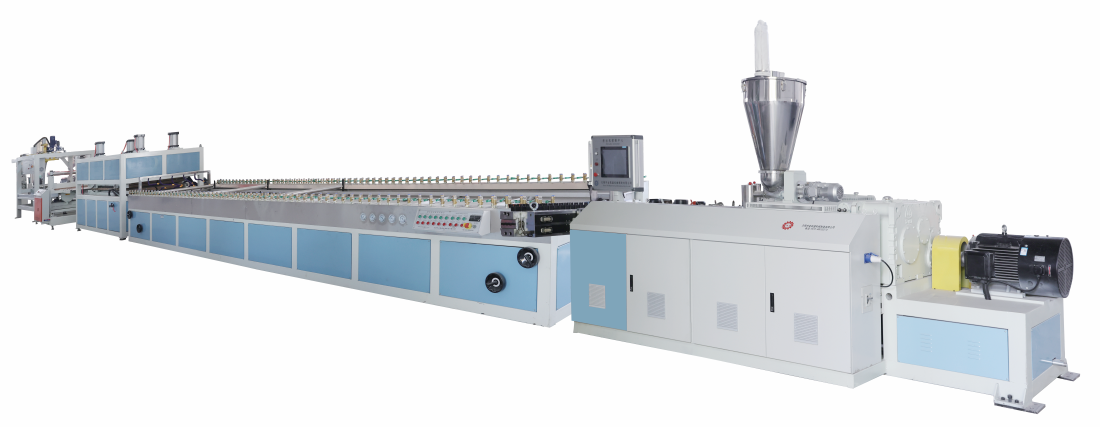 SJSZ80 WPC door panel extrusion line complete machine