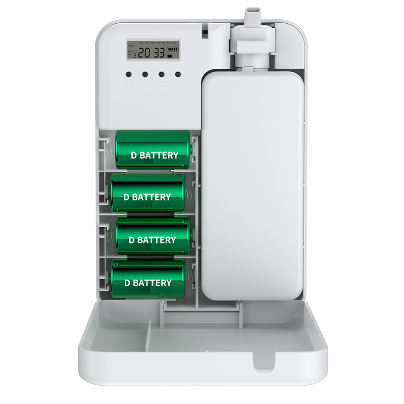 P01 battery diffuser white close-up