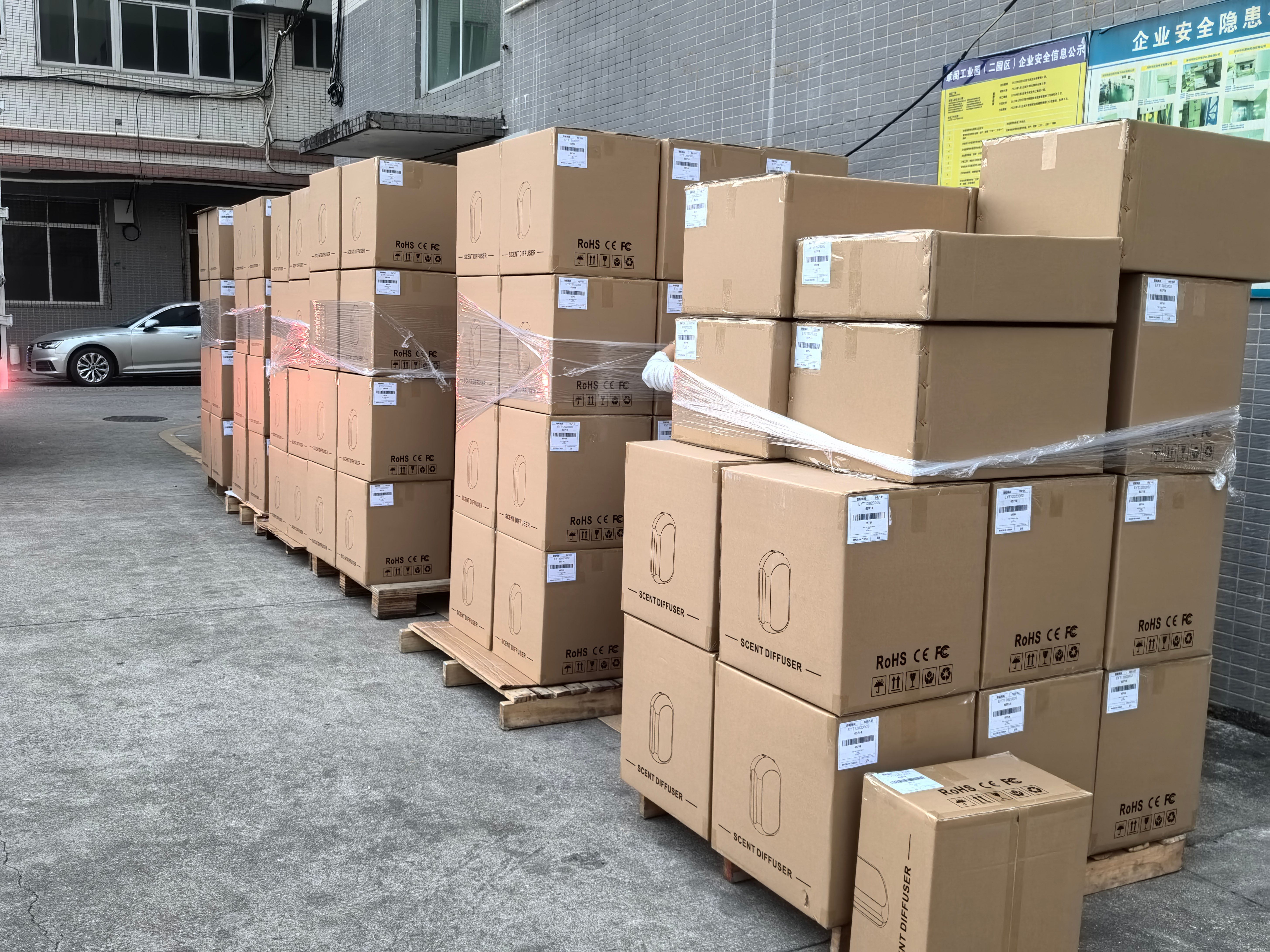 SCENTSEA product shipment ready for global delivery