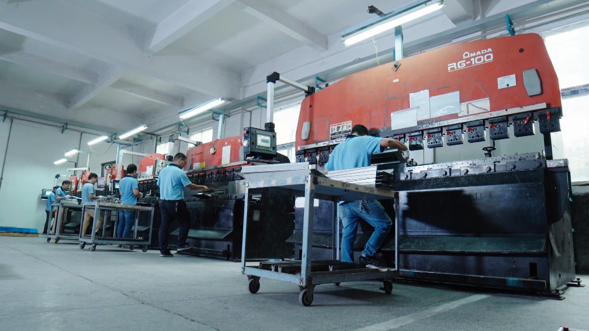Sheet Metal Processing at SCENTSEA factory
