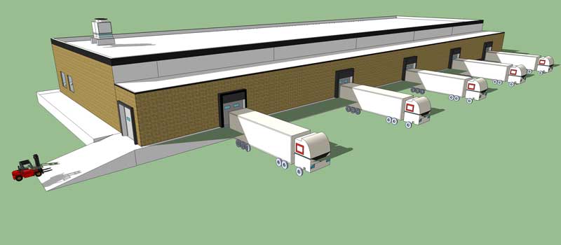 Cold storage drawings and steel structure design for a custom EPC project