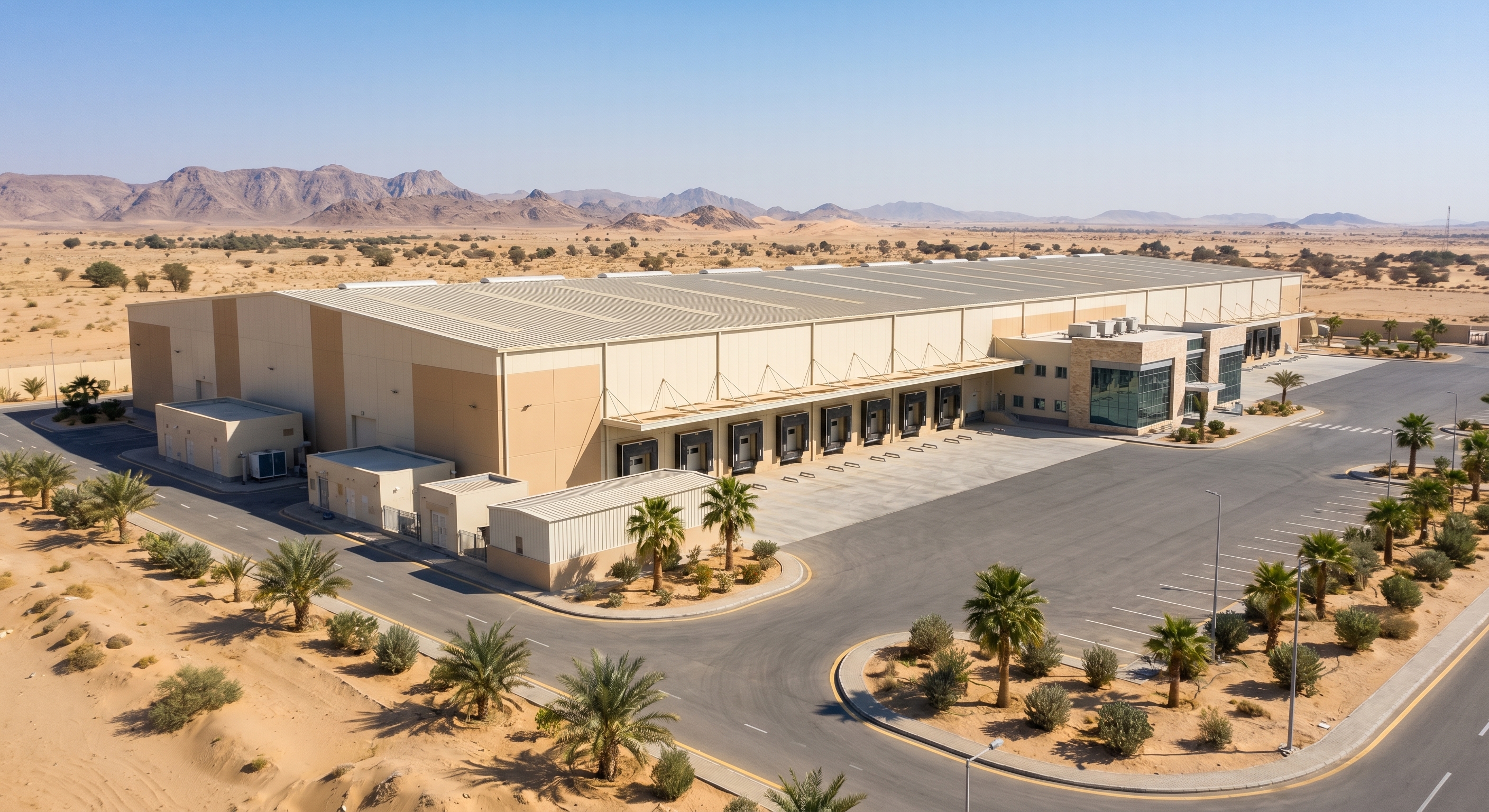 Saudi Arabia cold chain logistics cold storage center by HOWCOOL