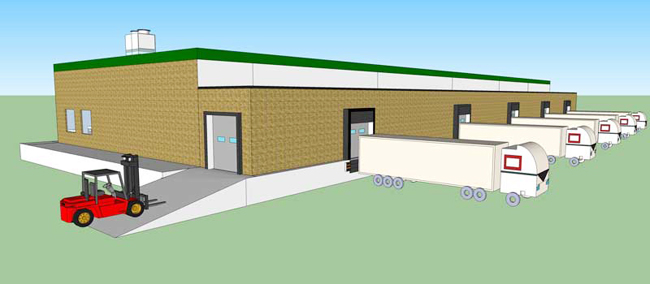Cold storage design drawing