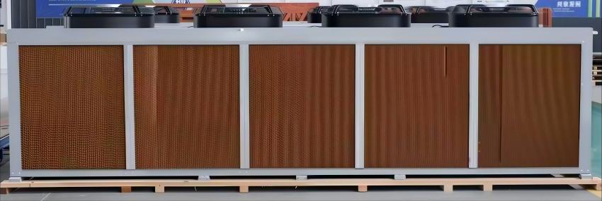 Dual-purpose condenser combining air and water cooling
